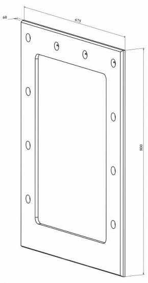 Зеркало настенное ДримСтар ДС-40 в Челябинске - chelyabinsk.mebel24.online | фото 8